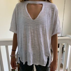 FREE PEOPLE white tee